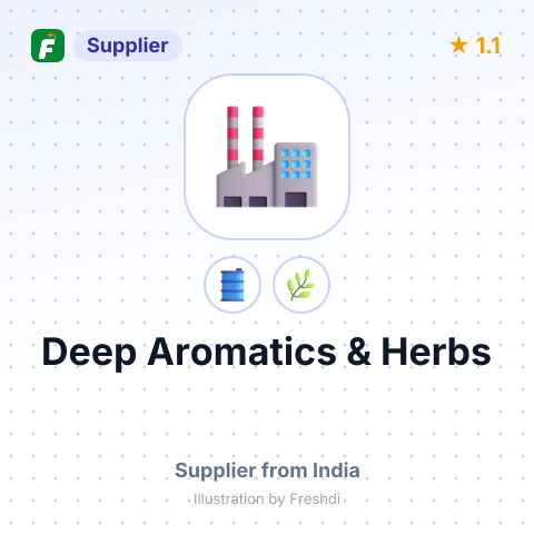 Deep Aromatics & Herbs – summary card, no photo uploaded yet