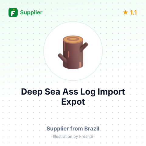 Deep Sea Ass Log Import Expot – summary card, no photo uploaded yet