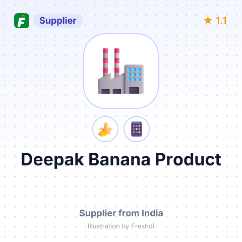 Deepak Banana Product  – summary card, no photo uploaded yet