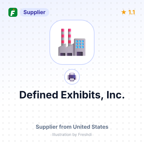 Defined Exhibits, Inc. – summary card, no photo uploaded yet