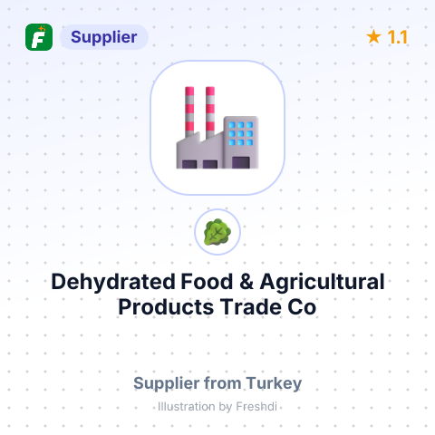 Dehydrated Food & Agricultural Products Trade Co – summary card, no photo uploaded yet