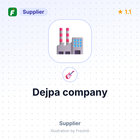 Dejpa company – summary card, no photo uploaded yet