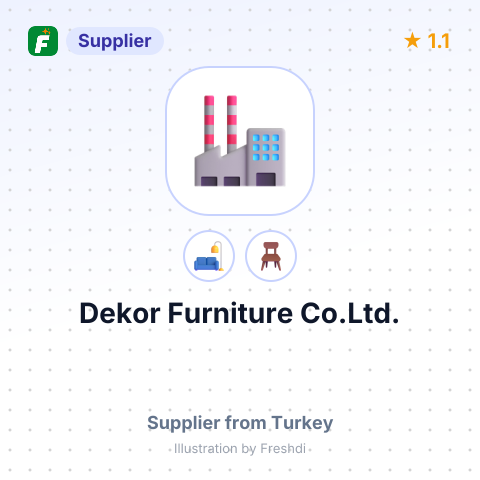 Dekor Furniture Co.Ltd. – summary card, no photo uploaded yet