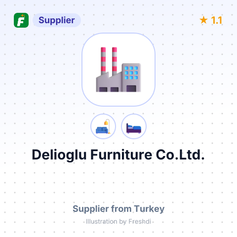 Delioglu Furniture Co.Ltd. – summary card, no photo uploaded yet