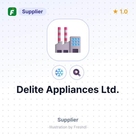 Delite Appliances Ltd. – summary card, no photo uploaded yet