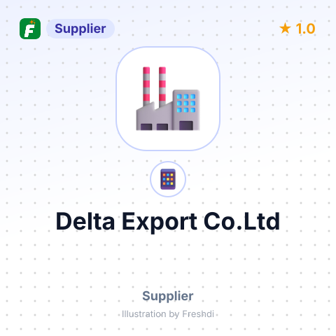 Delta Export Co.Ltd – summary card, no photo uploaded yet