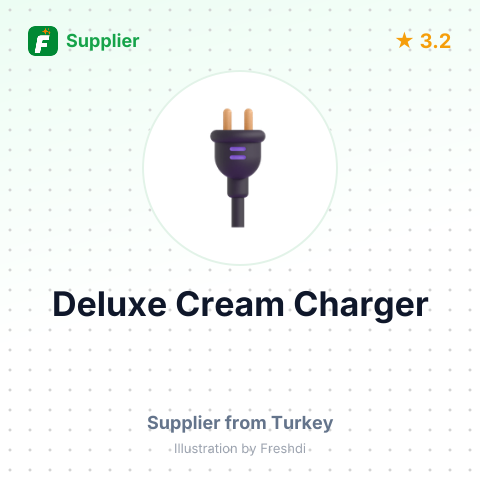 Deluxe Cream Charger – summary card, no photo uploaded yet