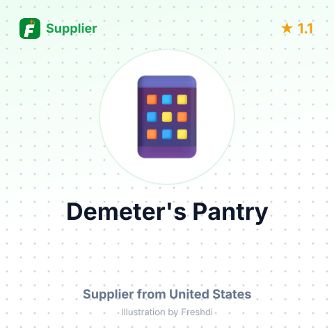 Demeter's Pantry  – summary card, no photo uploaded yet