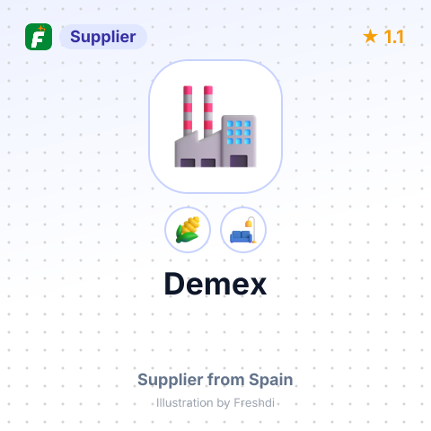 Demex  – summary card, no photo uploaded yet