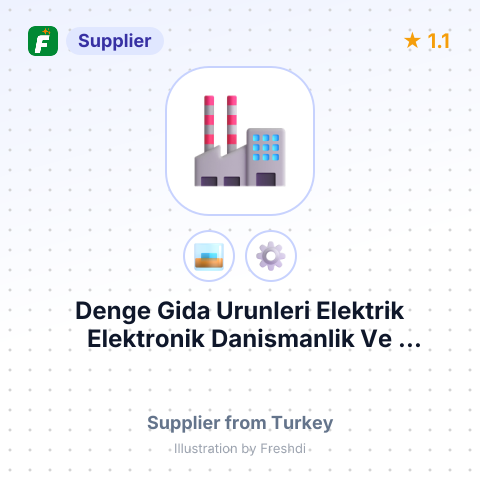Denge Gida Urunleri Elektrik Elektronik Danismanlik Ve Pazarlama San. Ve Tic. Ltd. Sti. – summary card, no photo uploaded yet