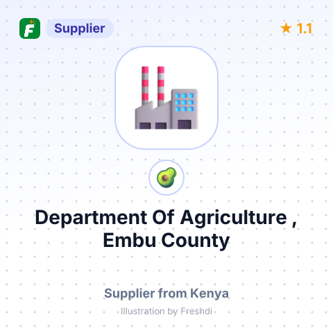 Department Of Agriculture , Embu County  – summary card, no photo uploaded yet