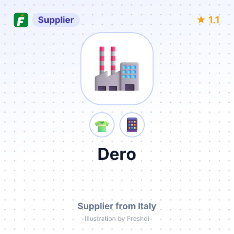 Dero – summary card, no photo uploaded yet
