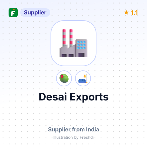 Desai Exports  – summary card, no photo uploaded yet