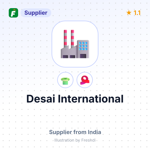 Desai International – summary card, no photo uploaded yet