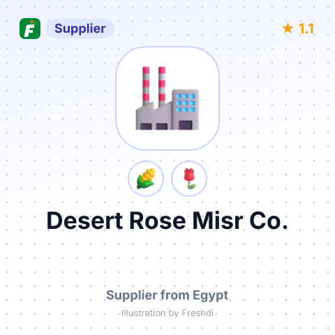 Desert Rose Misr Co. – summary card, no photo uploaded yet