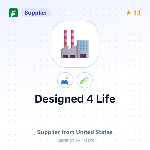 Designed 4 Life – summary card, no photo uploaded yet