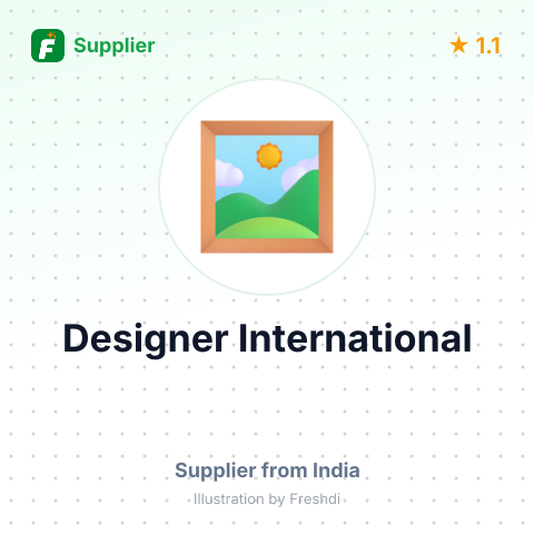 Designer International – summary card, no photo uploaded yet
