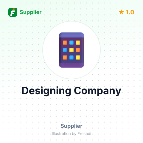 Designing Company – summary card, no photo uploaded yet