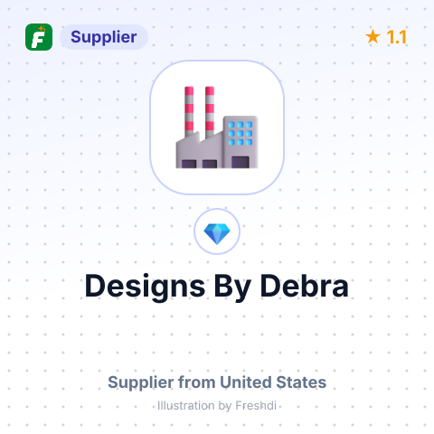 Designs By Debra – summary card, no photo uploaded yet
