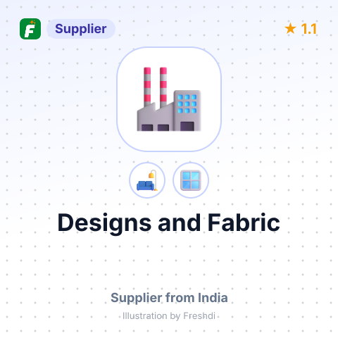 Designs and Fabric – summary card, no photo uploaded yet