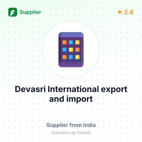 Devasri International export and import – summary card, no photo uploaded yet
