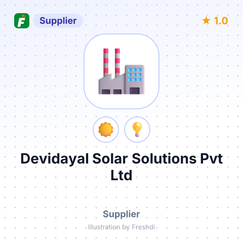 Devidayal Solar Solutions Pvt Ltd – summary card, no photo uploaded yet