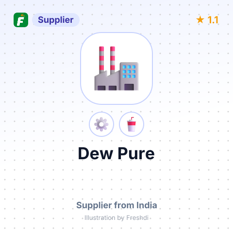 Dew Pure – summary card, no photo uploaded yet