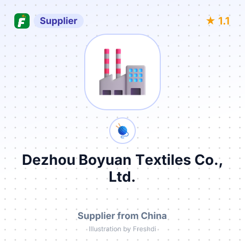 Dezhou Boyuan Textiles Co., Ltd. – summary card, no photo uploaded yet
