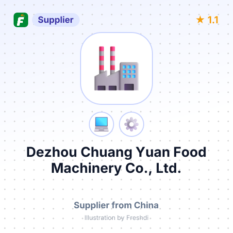 Dezhou Chuang Yuan Food Machinery Co., Ltd. – summary card, no photo uploaded yet