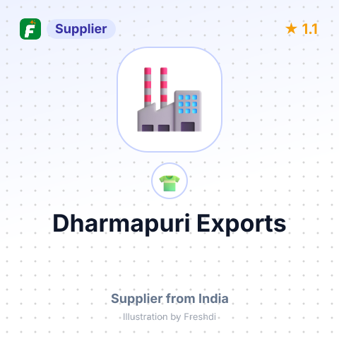 Dharmapuri Exports  – summary card, no photo uploaded yet