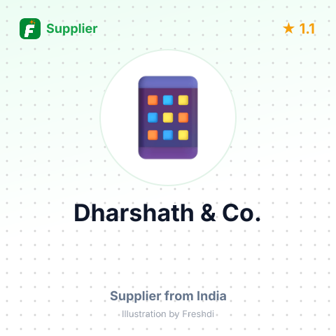 Dharshath & Co.  – summary card, no photo uploaded yet