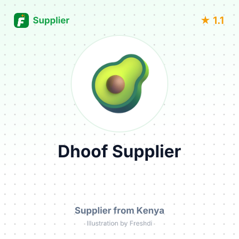 Dhoof Supplier  – summary card, no photo uploaded yet