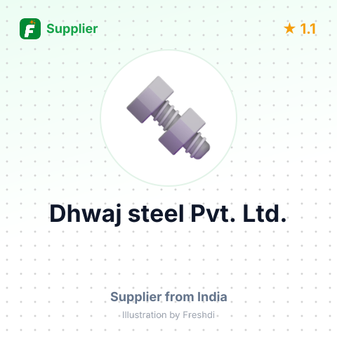 Dhwaj steel Pvt. Ltd. – summary card, no photo uploaded yet