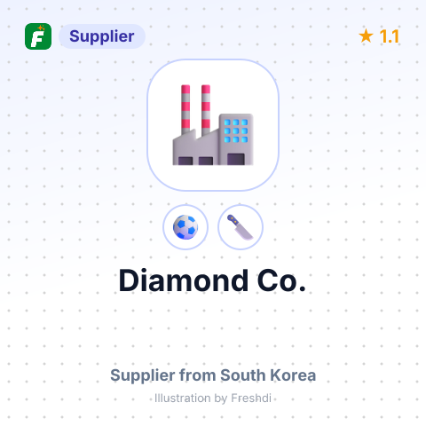 Diamond Co. – summary card, no photo uploaded yet