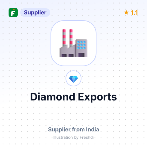 Diamond Exports  – summary card, no photo uploaded yet