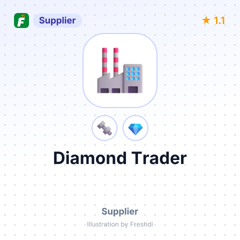 Diamond Trader – summary card, no photo uploaded yet