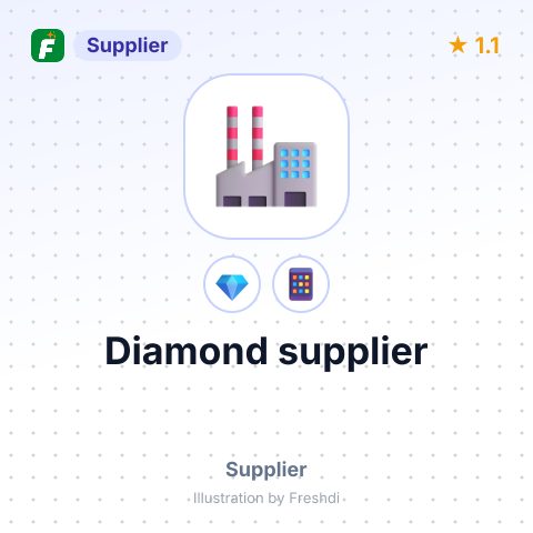 Diamond supplier – summary card, no photo uploaded yet
