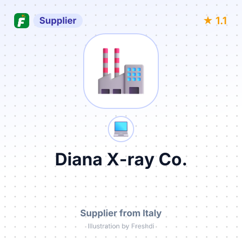Diana X-ray Co. – summary card, no photo uploaded yet