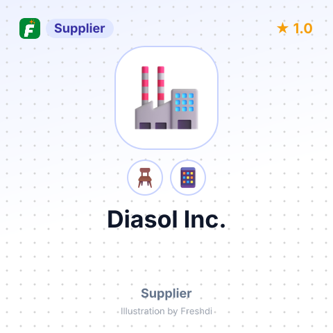 Diasol Inc. – summary card, no photo uploaded yet