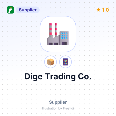 Dige Trading Co. – summary card, no photo uploaded yet