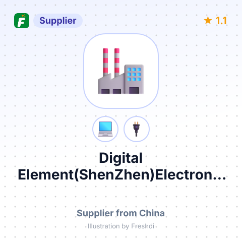 Digital Element(ShenZhen)Electronic Co.,Ltd – summary card, no photo uploaded yet