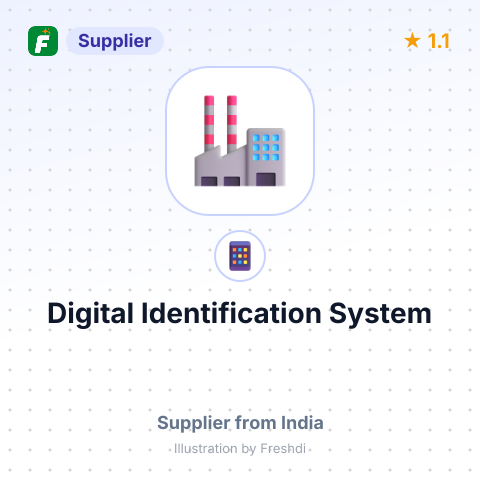 Digital Identification System – summary card, no photo uploaded yet