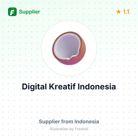 Digital Kreatif Indonesia  – summary card, no photo uploaded yet