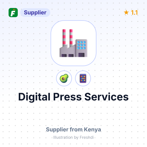 Digital Press Services  – summary card, no photo uploaded yet