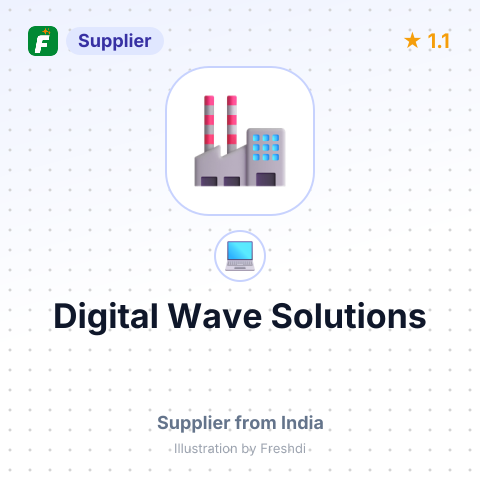 Digital Wave Solutions – summary card, no photo uploaded yet