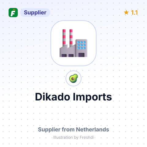 Dikado Imports  – summary card, no photo uploaded yet