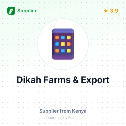 Dikah Farms & Export – summary card, no photo uploaded yet