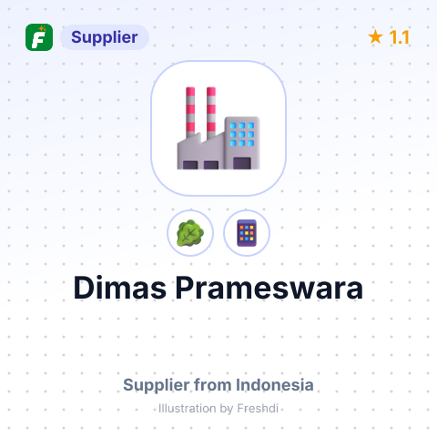 Dimas Prameswara  – summary card, no photo uploaded yet