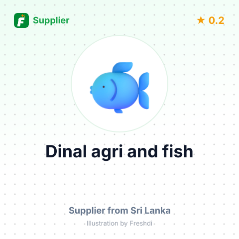 Dinal agri and fish – summary card, no photo uploaded yet