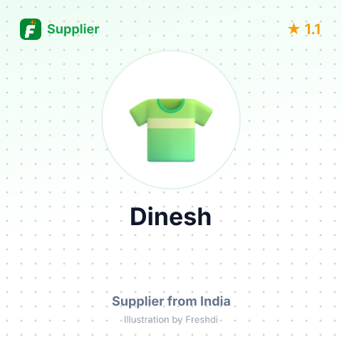 Dinesh  – summary card, no photo uploaded yet